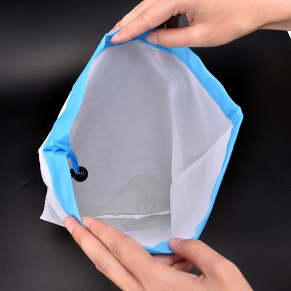 10 PCS Double-Stitched Strength Reusable Fruit Sandwich Pouch Mesh Storage Bags, Size: 30cm x 43cm, Random Color Delivery - Image 4