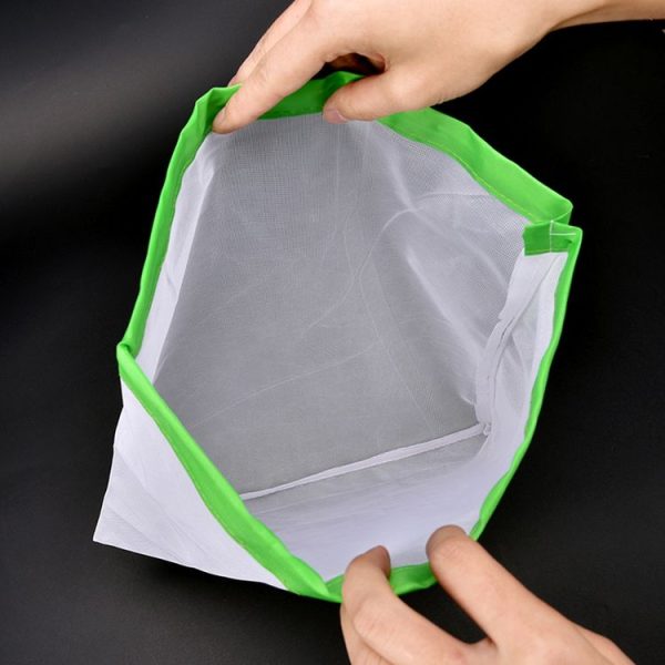 10 PCS Double-Stitched Strength Reusable Fruit Sandwich Pouch Mesh Storage Bags, Size: 30cm x 43cm, Random Color Delivery - Image 5