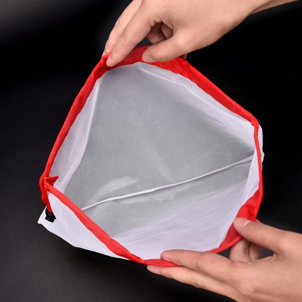 10 PCS Double-Stitched Strength Reusable Fruit Sandwich Pouch Mesh Storage Bags, Size: 30cm x 43cm, Random Color Delivery - Image 6