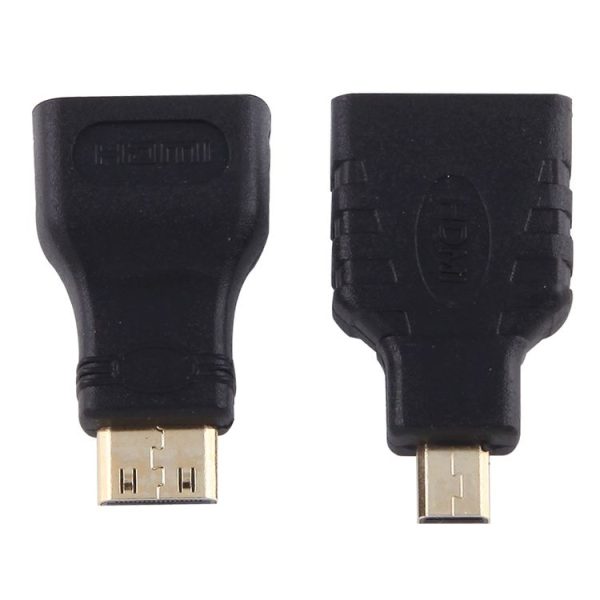 1m HDMI Male to HDMI Male Retractable Video Audio Connector Adapter Cable with Mini HDMI & Micro HDMI Adapters for HDTV Monitor & Projector & PC & Cameras & Tablets & Smartphones - Image 5