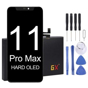 GX OLED Screen with Frame for iPhone 11 Pro Max (Black)