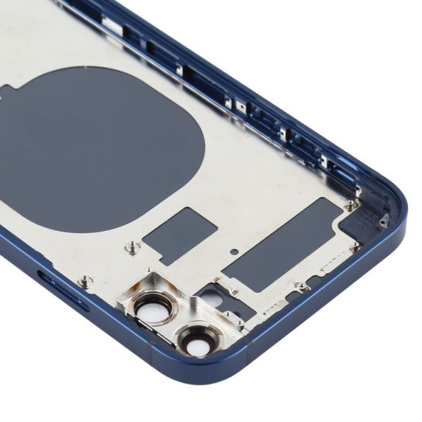 Back Housing Cover with Appearance Imitation of iP12 for iPhone 11 (Blue) - Image 4