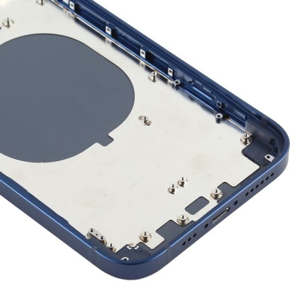 Back Housing Cover with Appearance Imitation of iP12 for iPhone 11 (Blue) - Image 5