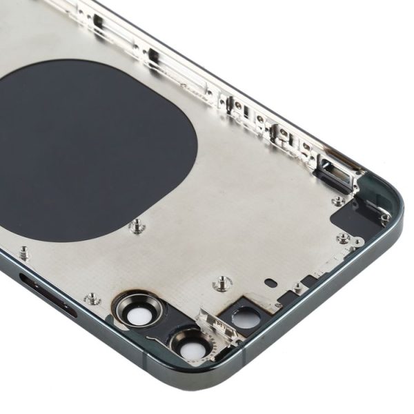 Back Housing Cover with Appearance Imitation of iP12 for iPhone X (Blue) - Image 4