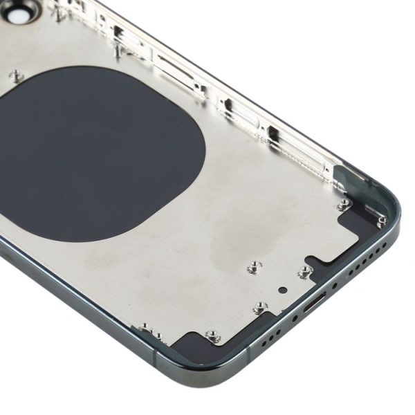 Back Housing Cover with Appearance Imitation of iP12 for iPhone X (Blue) - Image 5