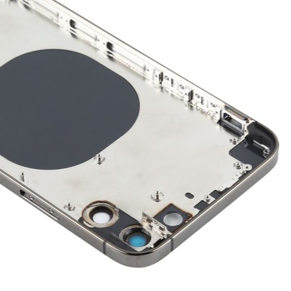 Back Housing Cover with Appearance Imitation of iP12 Pro for iPhone X (Black) - Image 4