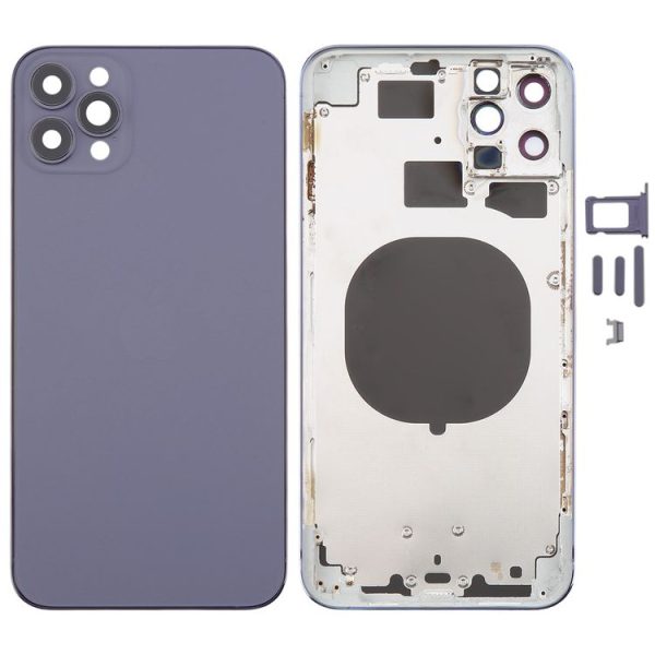 Back Cover with Appearance Imitation of iP13 Pro Max for iPhone 11 Pro Max (Purple)