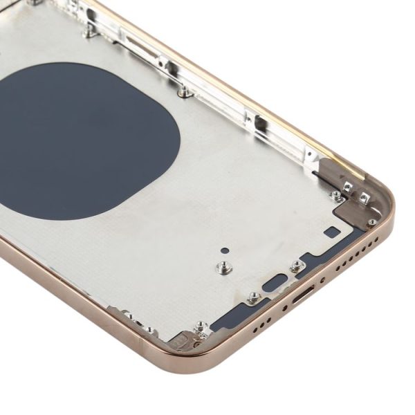 Back Housing Cover with Appearance Imitation of iP12 Pro Max for iPhone XS Max (Gold) - Image 5