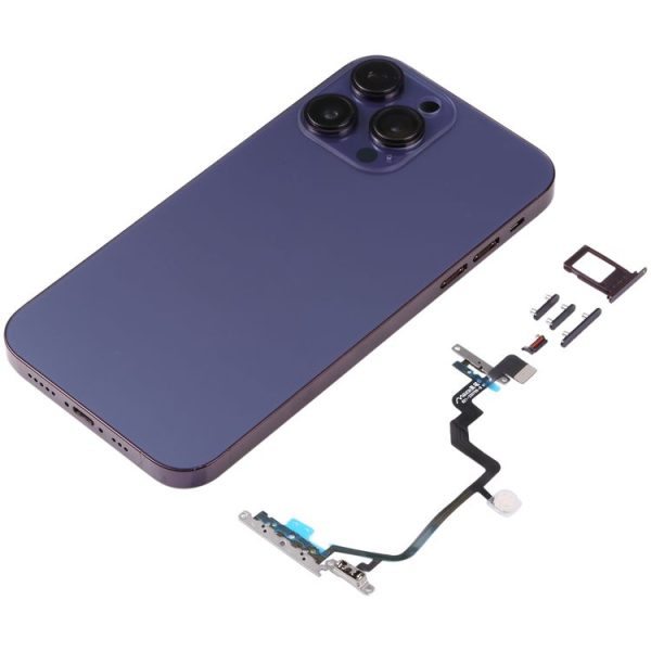 Back Housing Cover with Appearance Imitation of iP14 Pro for iPhone XR (Purple) - Image 2