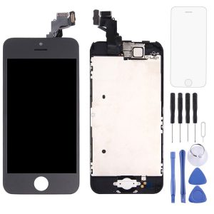 Digitizer Assembly (Front Camera + LCD + Frame + Touch Panel) for iPhone 5C (Black)