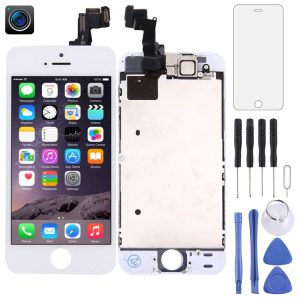 TFT LCD Screen with Front Camera for iPhone 5S (White)