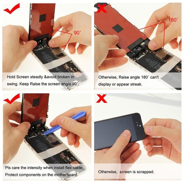 TFT LCD Screen with Front Camera for iPhone 5S (White) - Image 7