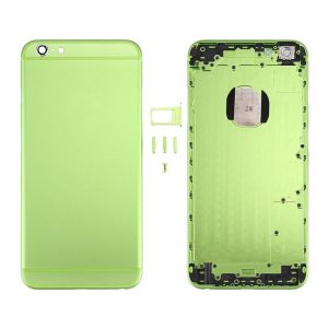 6 in 1 for iPhone 6 Plus (Back Cover + Card Tray + Volume Control Key + Power Button + Mute Switch Vibrator Key + Sign) Full Assembly Housing Cover (Green)