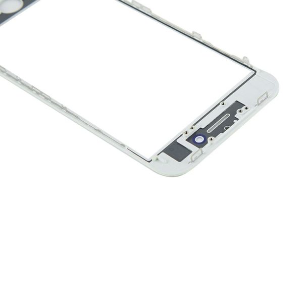 Front Screen Outer Glass Lens with Front LCD Screen Bezel Frame & OCA Optically Clear Adhesive for iPhone 8 (White) - Image 5