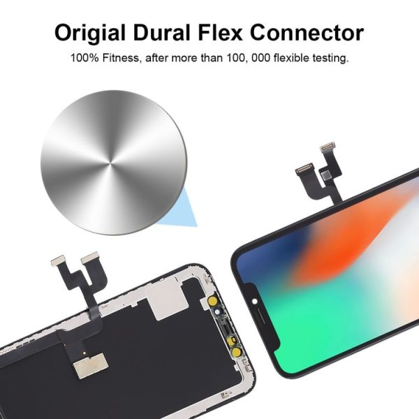 Soft OLED LCD Screen for iPhone X (Black) - Image 11