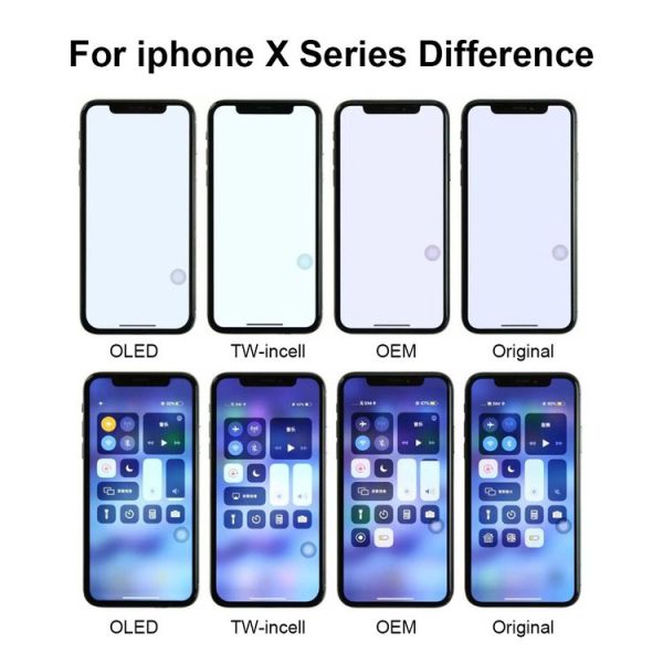 Soft OLED LCD Screen for iPhone X (Black) - Image 13