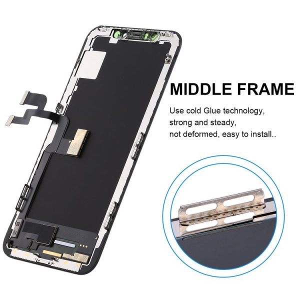 Soft OLED LCD Screen for iPhone X (Black) - Image 8