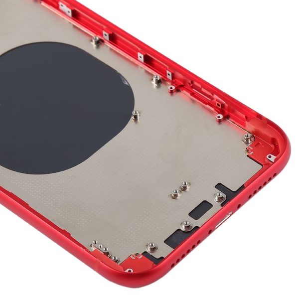 Back Housing Cover with Camera Lens & SIM Card Tray & Side Keys for iPhone XR (Red) - Image 5
