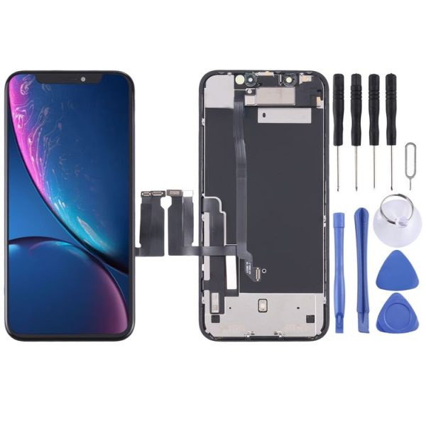 Original LCD Screen with Earpiece Speaker Flex Cable for iPhone XR