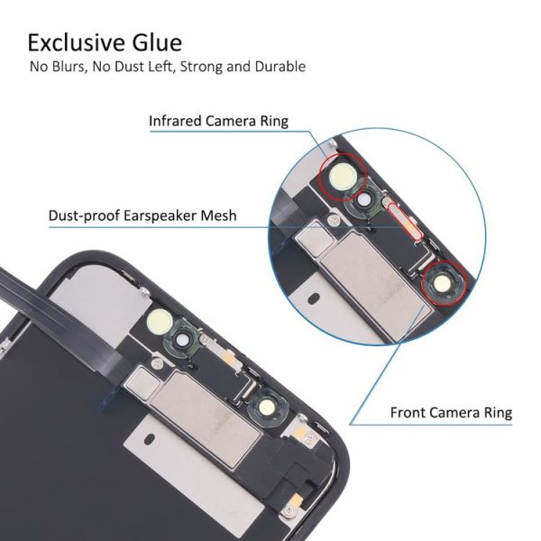 Original LCD Screen with Earpiece Speaker Flex Cable for iPhone XR - Image 4