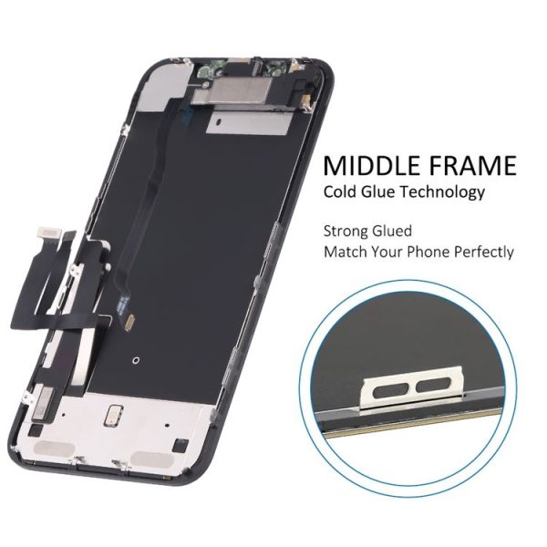 Original LCD Screen with Earpiece Speaker Flex Cable for iPhone XR - Image 6