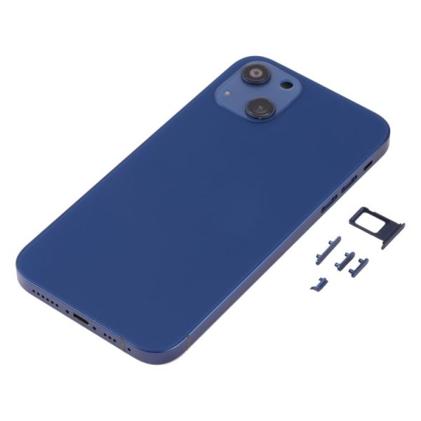 Back Housing Cover with Appearance Imitation of iP13 for iPhone XR (Blue) - Image 2