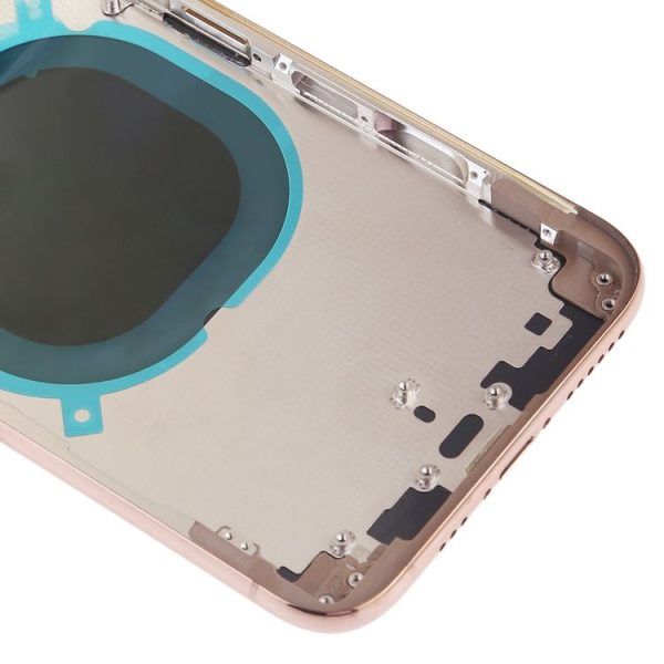 Back Cover with Camera Lens & SIM Card Tray & Side Keys for iPhone XS (Gold) - Image 4