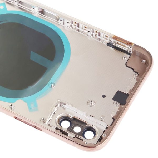 Back Cover with Camera Lens & SIM Card Tray & Side Keys for iPhone XS (Gold) - Image 5