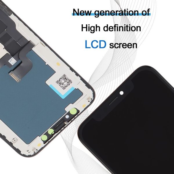 JK incell LCD Screen for iPhone XS (Black) - Image 4