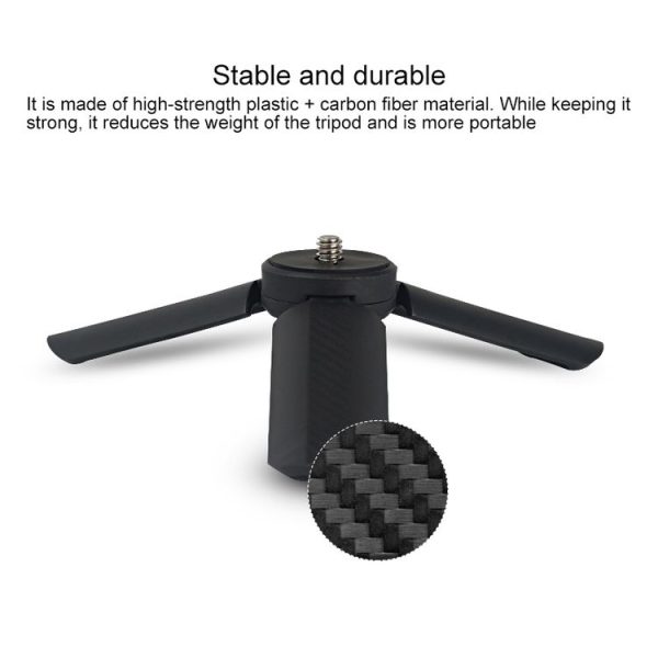 ADAI MINIIS Mini Carbon Fiber Texture Plastic Tripod Set - Image 3