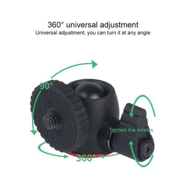 ADAI MINIIS Mini Carbon Fiber Texture Plastic Tripod Set - Image 4