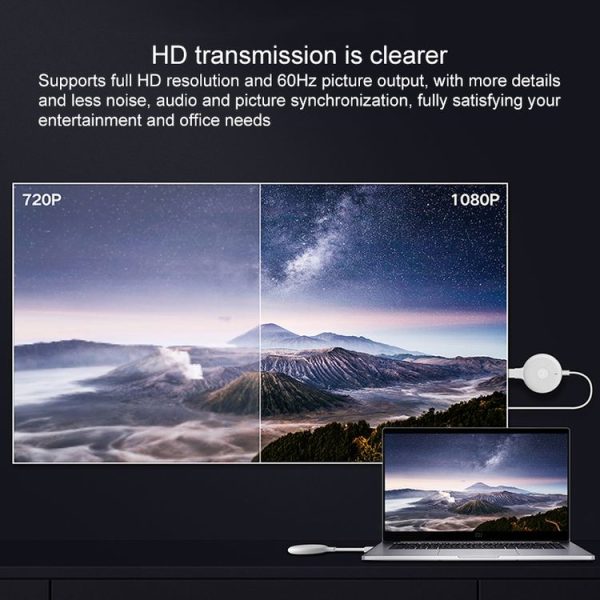 Original Xiaomi Mi Pat Wireless Screen Projection Device (White) - Image 10