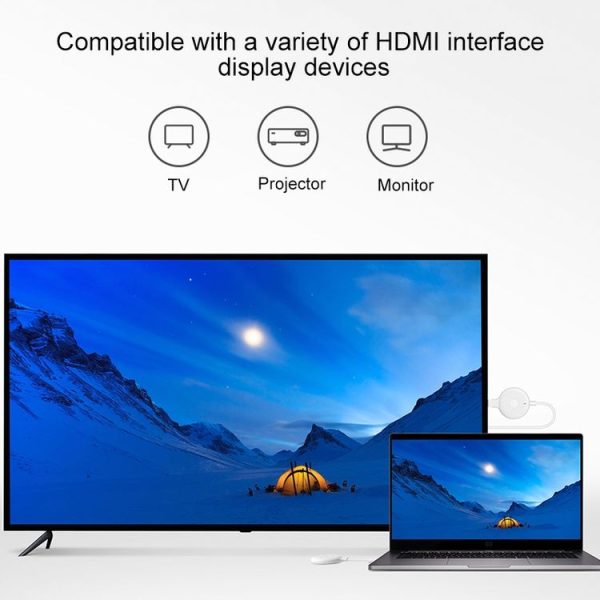 Original Xiaomi Mi Pat Wireless Screen Projection Device (White) - Image 7