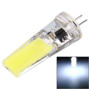 G4 300LM 3W COB LED Light, Silicone Dimmable for Halls / Office / Home, AC 220-240V (White Light)