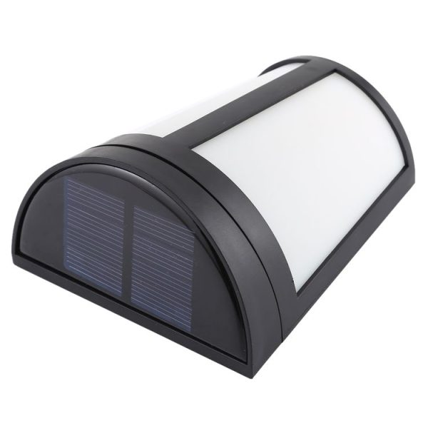 6 LEDs Light Control IP65 Waterproof Warm White Light + Colorful Changing Solar Powered LED Wall Lamp - Image 3