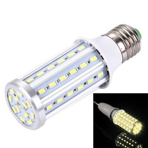 15W Aluminum Corn Light Bulb, E27 1280LM 60 LED SMD 5730, AC 85-265V (Warm White)