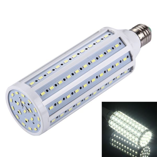 30W PC Case Corn Light Bulb, E27 2700LM 120 LED SMD 5730, AC 85-265V (White Light)