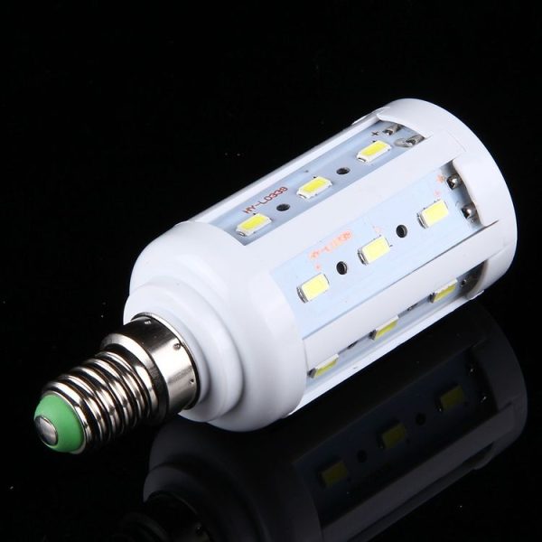 5W PC Case Corn Light Bulb, E14 380LM 24 LED SMD 5730, AC 85-265V (Warm White) - Image 3