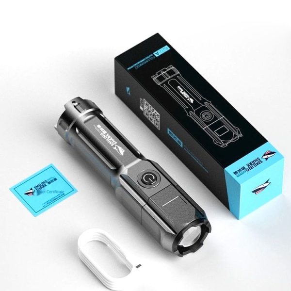 SMILING SHARK 622A Telescopic Focusing Three-gear Bright LED Flashlight - Image 3