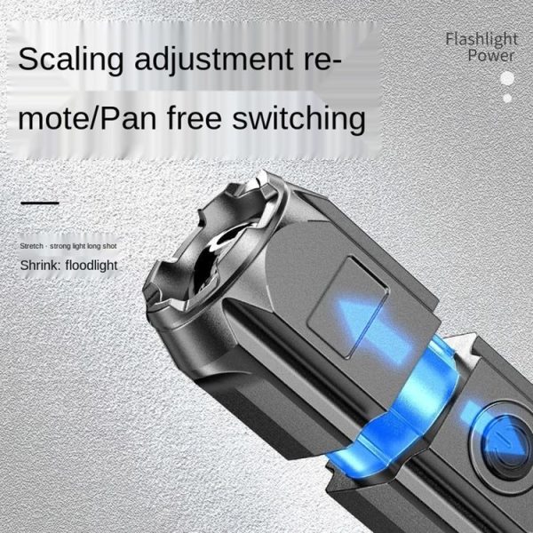 SMILING SHARK 622A Telescopic Focusing Three-gear Bright LED Flashlight - Image 5