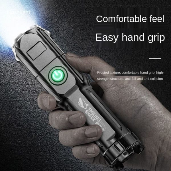 SMILING SHARK 622A Telescopic Focusing Three-gear Bright LED Flashlight - Image 6