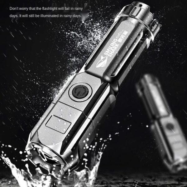 SMILING SHARK 622A Telescopic Focusing Three-gear Bright LED Flashlight - Image 7