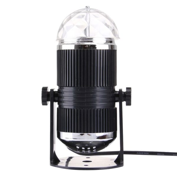 3W Mini Rotating Magic Ball LED Stage Light EU Plug - Image 3