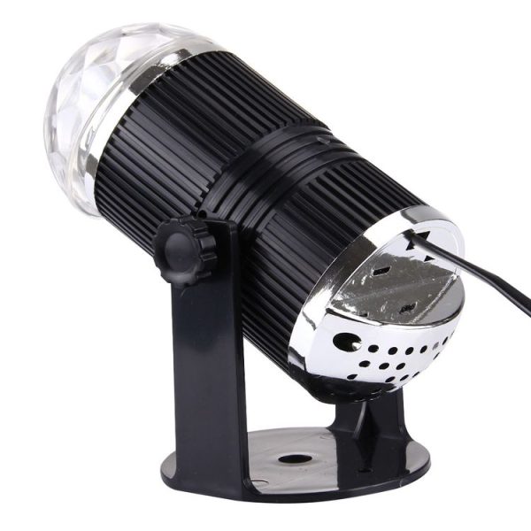3W Mini Rotating Magic Ball LED Stage Light EU Plug - Image 5