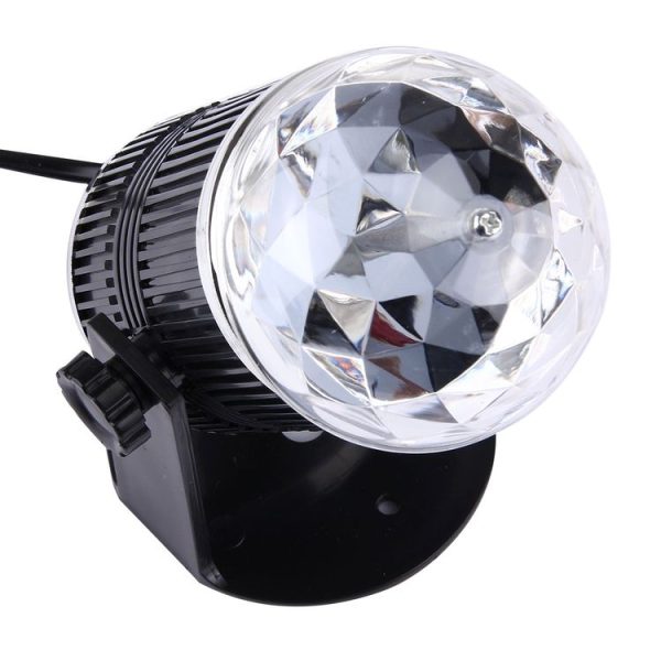 3W Mini Rotating Magic Ball LED Stage Light EU Plug - Image 6