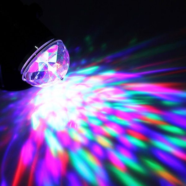 3W Mini Rotating Magic Ball LED Stage Light EU Plug - Image 8