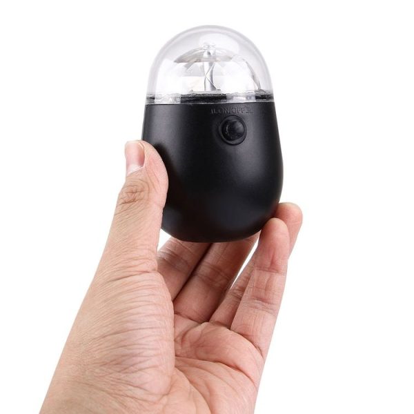 3W Mini 3ATM water resistant Rotating Magic Ball LED Stage Light, with Bicycle Mount - Image 5