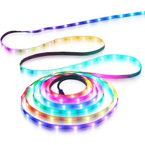 WS2812B 5050 SMD LED RGB Bare Board Rope Light, 30 LED / m, DC 5V, Length: 1m