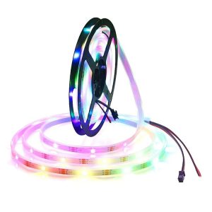WS2812B RGB Light 5050 SMD LED Casing Waterproof Rope Light, 30 LED / m, DC 12V, Length: 5m