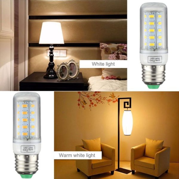 E27 36 LEDs 4W LED Corn Light, SMD 5730 Energy-saving Bulb, DC 12-30V - Image 6